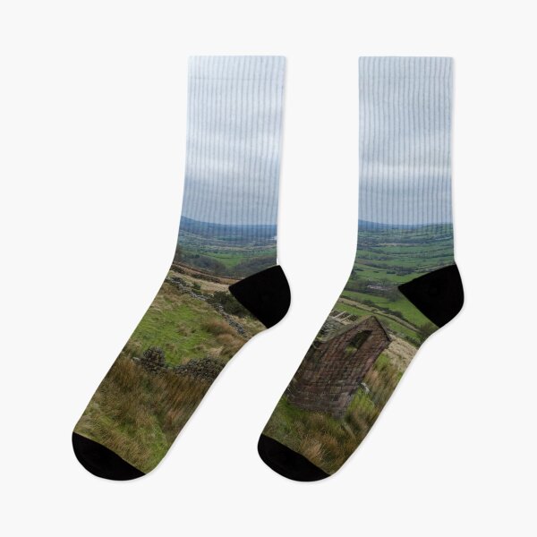 Item preview, Winter aerial view of Ramshaw Rocks designed and sold by RobThorley.