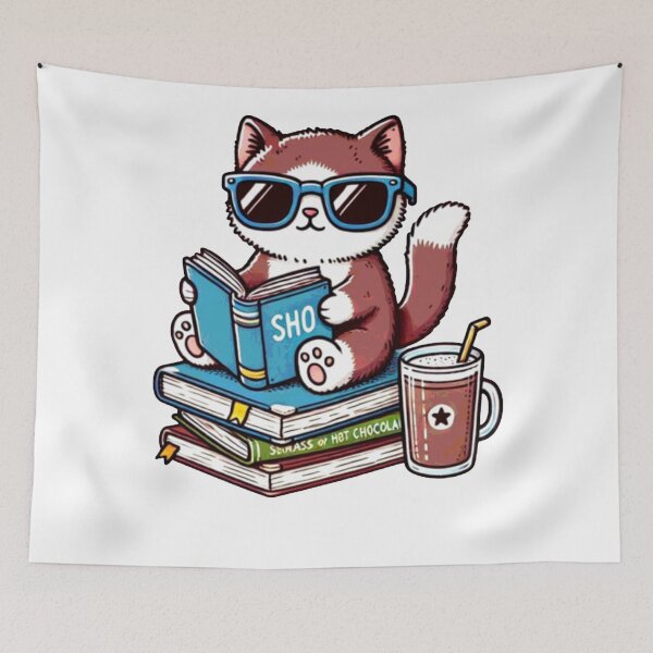 Item preview, Hot Chocolate Time Cocoa Cute black Cat Hot Chocolate Time designed and sold by Creat-Des.