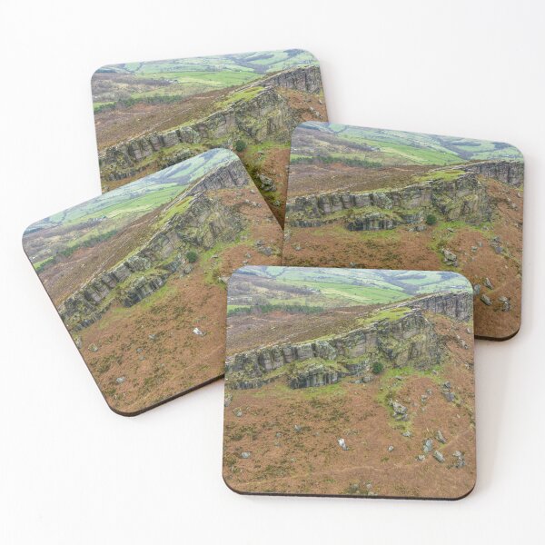 Item preview, Peak District winter aerial view of Hen Cloud  designed and sold by RobThorley.