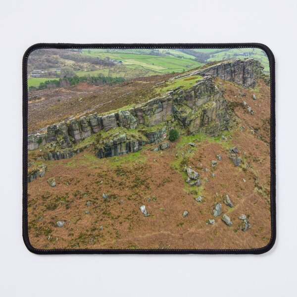 Item preview, Peak District winter aerial view of Hen Cloud designed and sold by RobThorley.