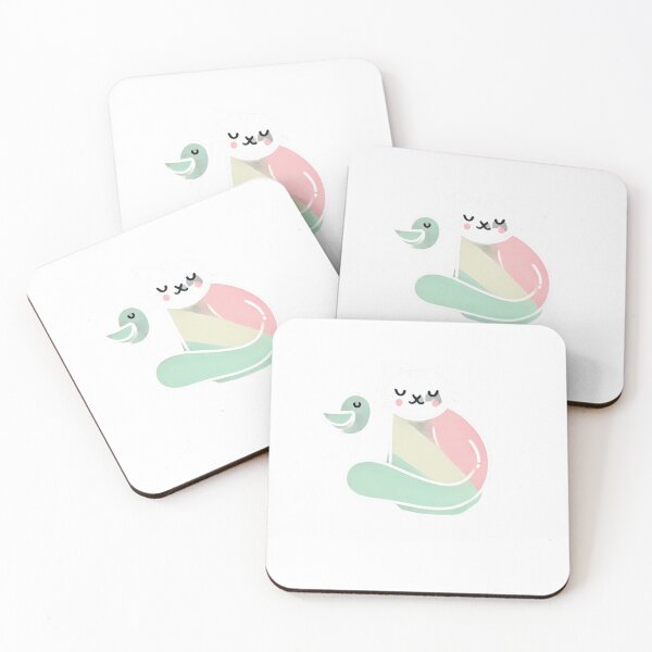 Item preview, kitten with cute bird designed and sold by ATOTI.