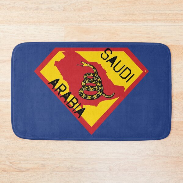 Item preview, SAUDI ARABIA Spell Out - Freedom Is The Superpower - Gadsden Snake Flag - Dont Tread On Me SUPERHERO design designed and sold by pelagio.