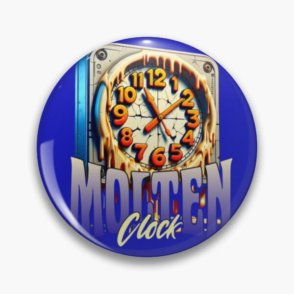Item preview, MOLTEN CLOCK designed and sold by WAKYSHOP.