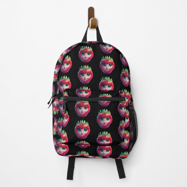 Item preview, Strawberry Face | Fruits Patterns | Fruit Creatures Collection designed and sold by monkeybusiness.pt.