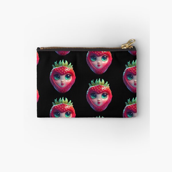 Item preview, Strawberry Face | Fruits Patterns | Fruit Creatures Collection designed and sold by monkeybusiness.pt.
