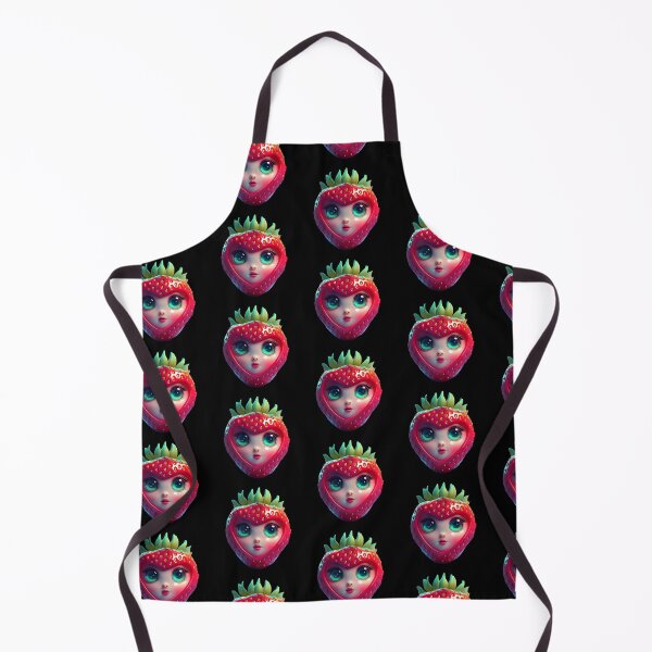 Item preview, Strawberry Face | Fruits Patterns | Fruit Creatures Collection designed and sold by monkeybusiness.pt.