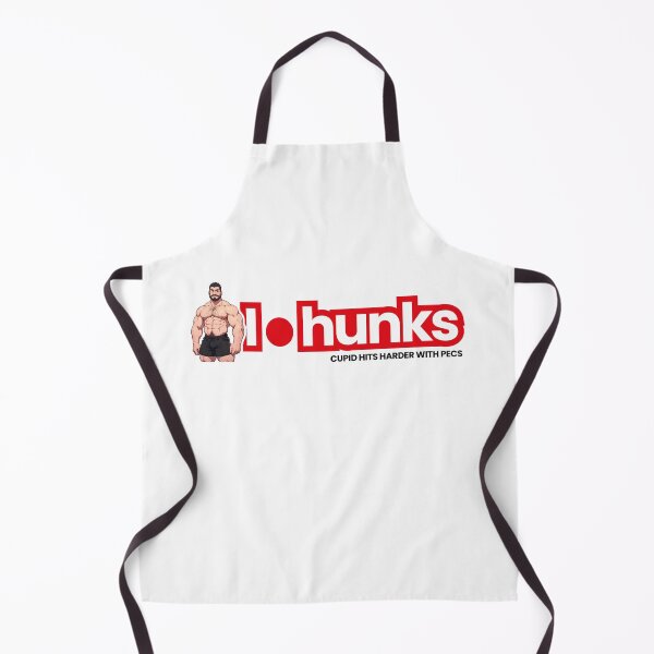 Item preview, I dot Hunks. Cupid Hits Harder with Pecs. Cute cartoon hunk design designed and sold by gymmanga.