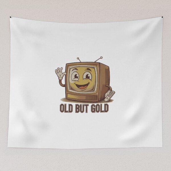 Item preview, Old But Gold Vintage TV designed and sold by OldSchoolRetro.