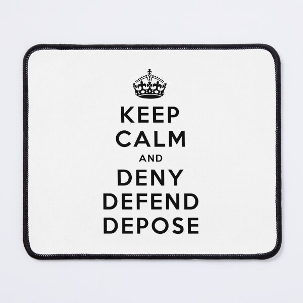 Item preview, Deny Defend Depose Keep Calm T-shirt designed and sold by createmvt.