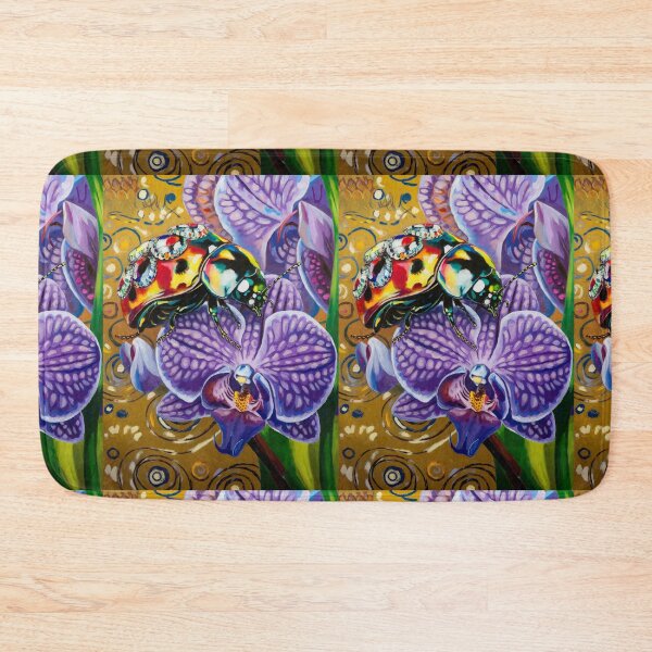 Item preview, Nature - Jewelled Ladybird On An Orchid designed and sold by CanvasCarousel.