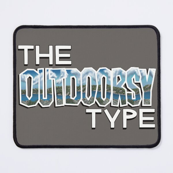 Item preview, The Outdoorsy Type River Landscape designed and sold by AloraDawnEve.