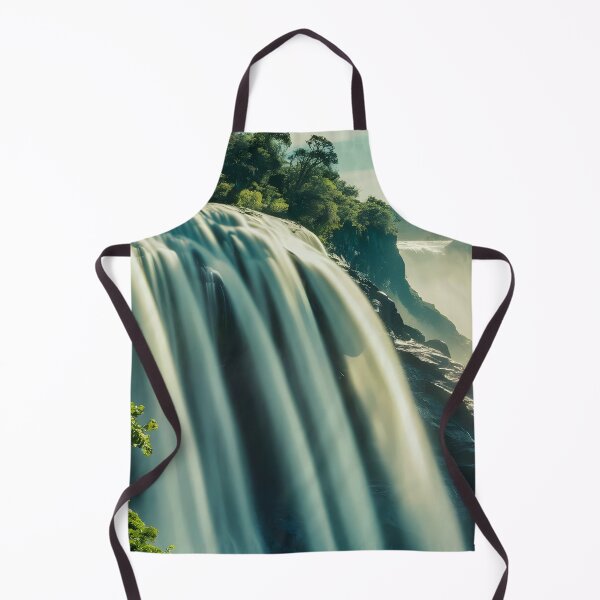 Item preview, waterfall in the green forest or green jungle 4 designed and sold by AA-designstore.