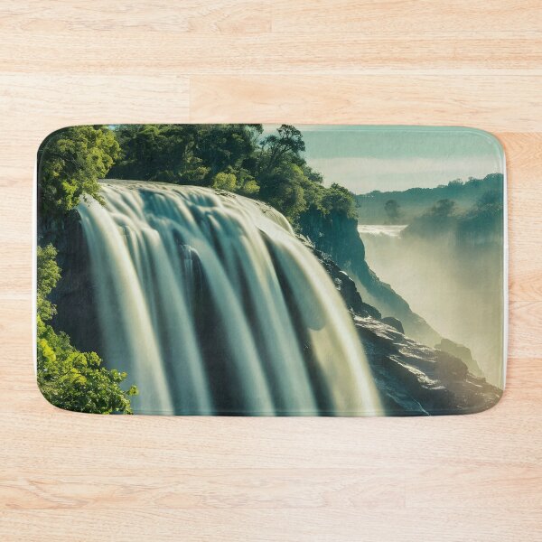 Item preview, waterfall in the green forest or green jungle 4 designed and sold by AA-designstore.