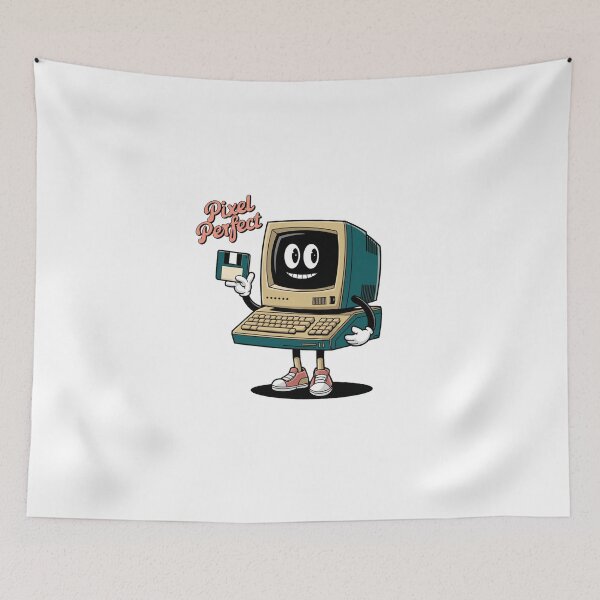 Item preview, Pixel Perfect - Vintage Computer Charm designed and sold by OldSchoolRetro.