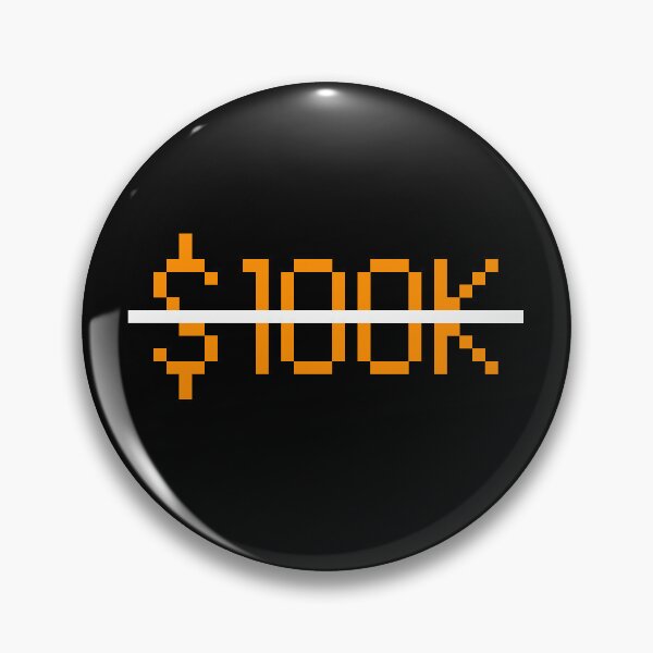 Item preview, 100k Bitcoin Logo Design designed and sold by CyberRex.