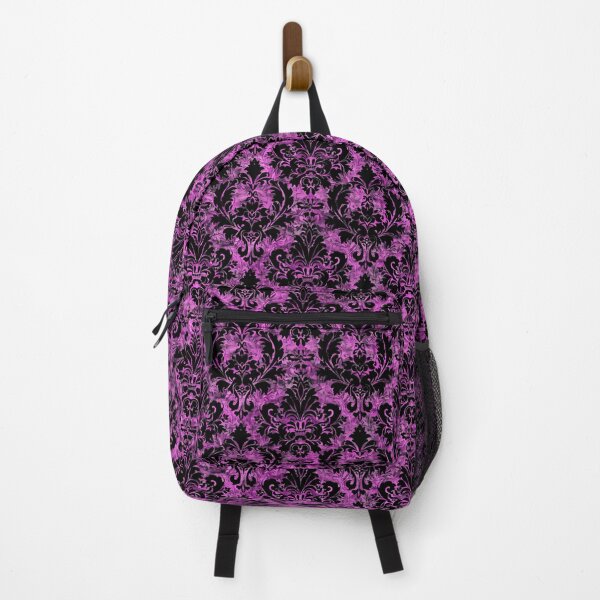 Item preview, Grunge & Gothic Black Lace on Aubergine Pattern designed and sold by AgathaZolastore.