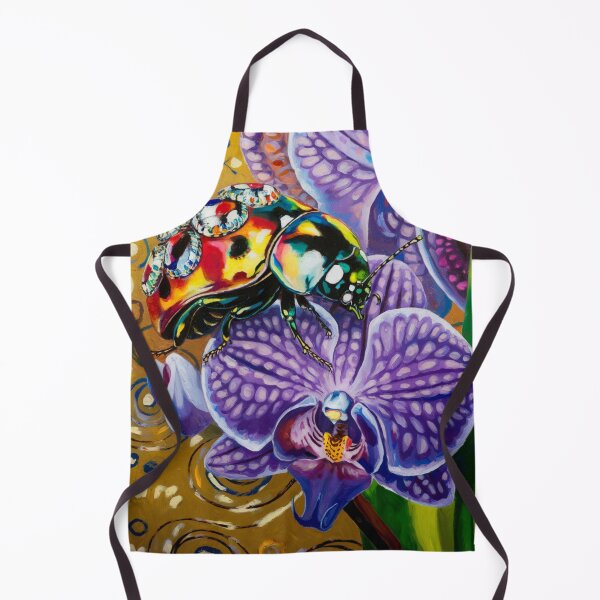 Item preview, Nature - Jewelled Ladybird On An Orchid designed and sold by CanvasCarousel.