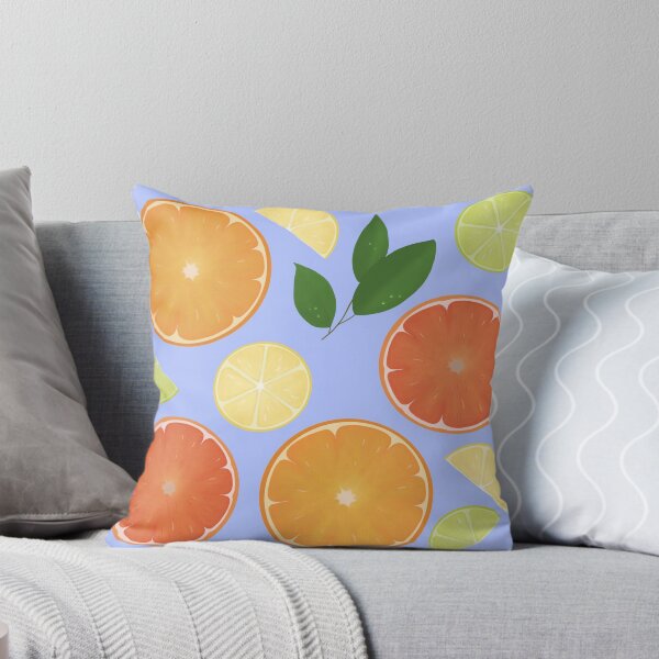 Item preview, Colorful citrus pattern  designed and sold by Cucurbitavanda.