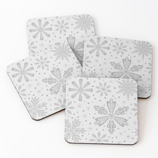 Item preview, Snowflakes Christmas Print New Year Design designed and sold by NayaChu.