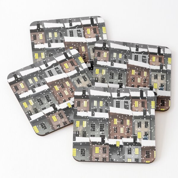 Item preview, City in Snow designed and sold by Andrew  Hitchen.