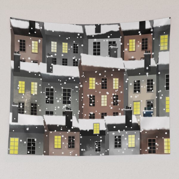 Item preview, City in Snow designed and sold by Andrew  Hitchen.