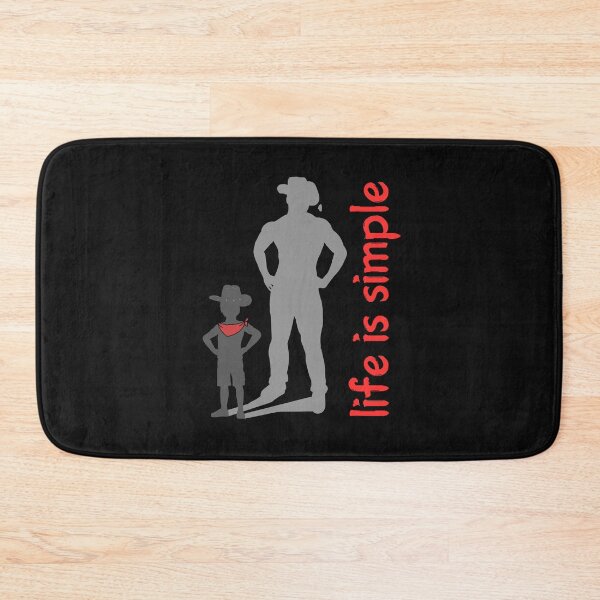 Item preview, life is simple- I am a cowboy! says the boy. Let your inner child dream. designed and sold by Betinka.