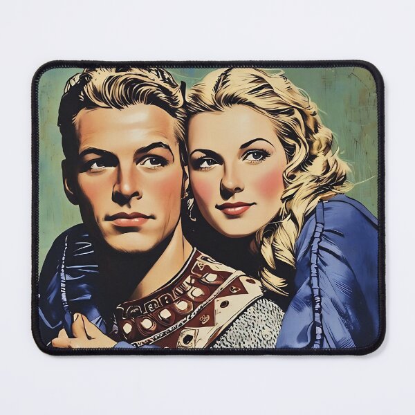 Item preview, Buster Crabbe and Jean Rogers in Flash Gordon 1936 designed and sold by deusrex007.