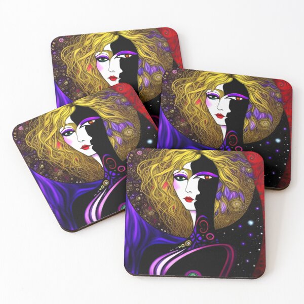 Item preview, Abstract Portrait Art designed and sold by TheDarkWardrobe.