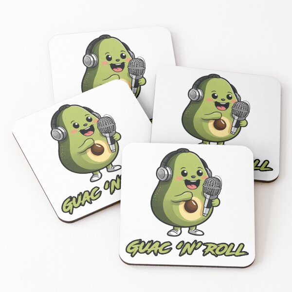 Item preview, Guac 'n' Roll: Rock Your Appetite designed and sold by SketchOnScreen.
