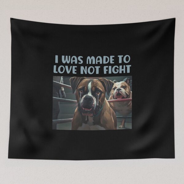 Item preview, Weeping Boxer dog  in the ring . designed and sold by JAGA-ALIME.