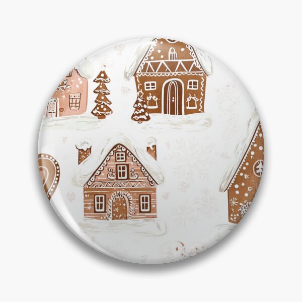 Item preview, Whimsical Gingerbread House Pattern - Festive Christmas Design designed and sold by alinbos26.