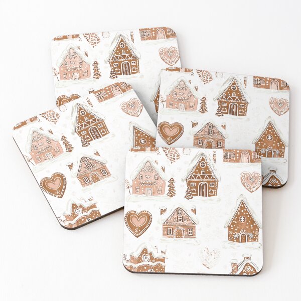 Item preview, Whimsical Gingerbread House Pattern - Festive Christmas Design designed and sold by alinbos26.
