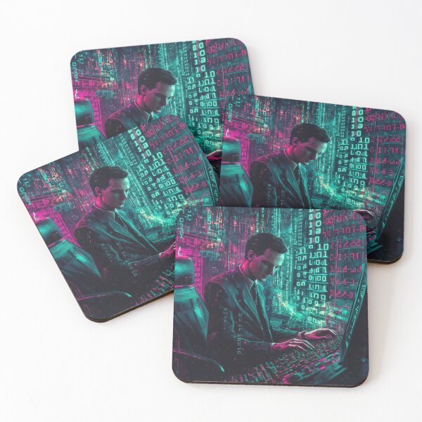 Item preview, Alan Turing Cyberpunk designed and sold by FuturiTravel.