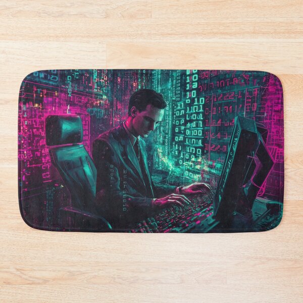 Item preview, Alan Turing Cyberpunk designed and sold by FuturiTravel.