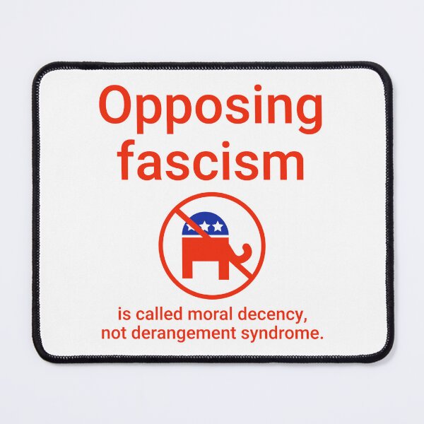 Item preview, Opposing fascism is called moral decency  designed and sold by Rachel the Artist .