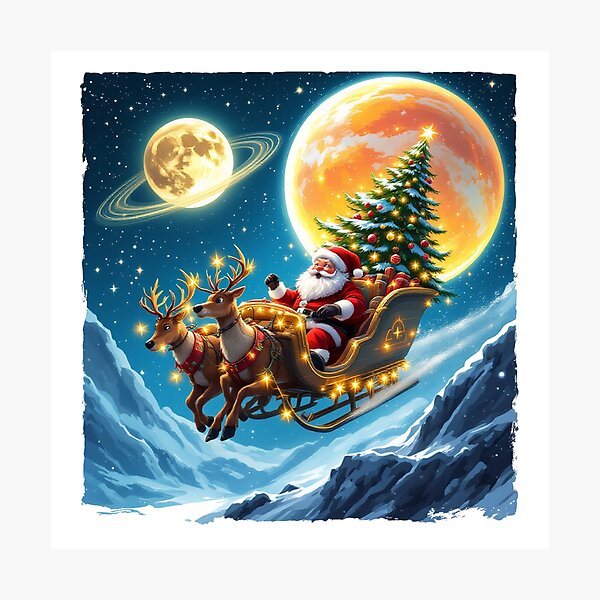 Item preview, Santa's Galactic Ride designed and sold by oussama ajrhough.