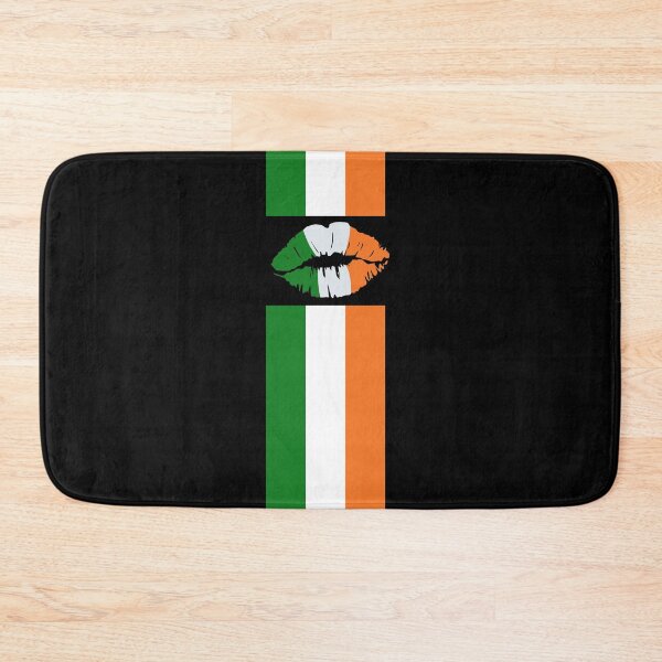 Item preview, Irish flag with lips in unique design designed and sold by KolbaVison.