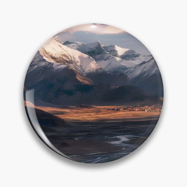 Item preview, snowy mountains, plains and river 2  designed and sold by AA-designstore.