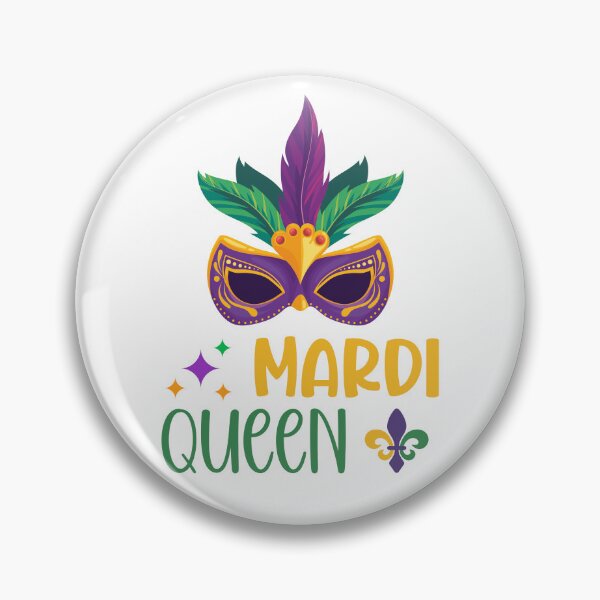 Item preview, Mardi Queen Mask - Festive Carnival Celebration Design designed and sold by Serbin.