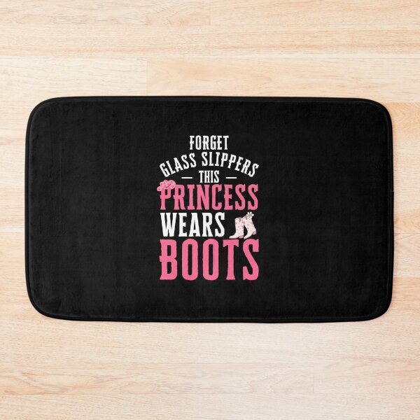 Item preview, Funny Cowgirl Style Forget glass slippers this princess wears boots Rodeo Princess Country Girl Lifestyle  designed and sold by MouDantArts.