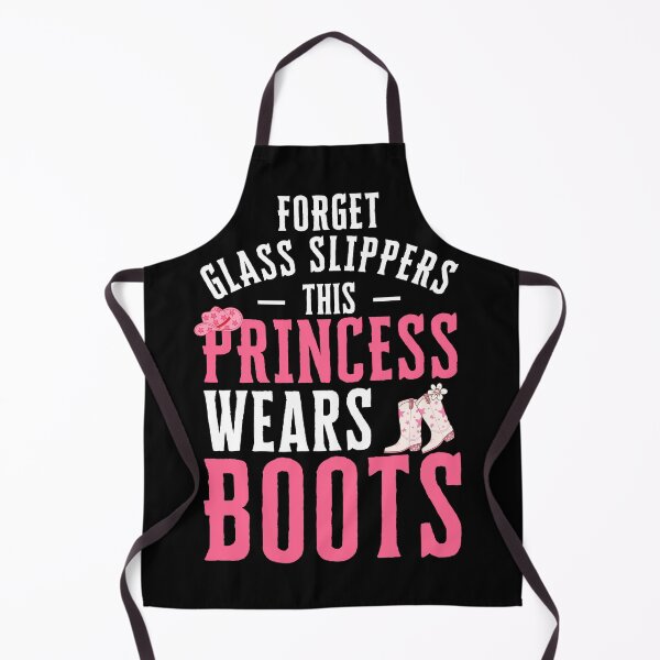 Item preview, Funny Cowgirl Style Forget glass slippers this princess wears boots Rodeo Princess Country Girl Lifestyle designed and sold by MouDantArts.