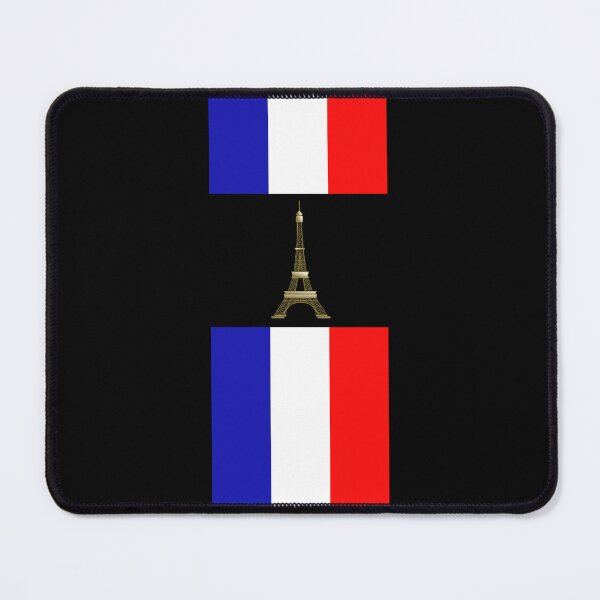 Item preview, French flag motif with Eiffel Tower in classic style, France, Europe designed and sold by KolbaVison.