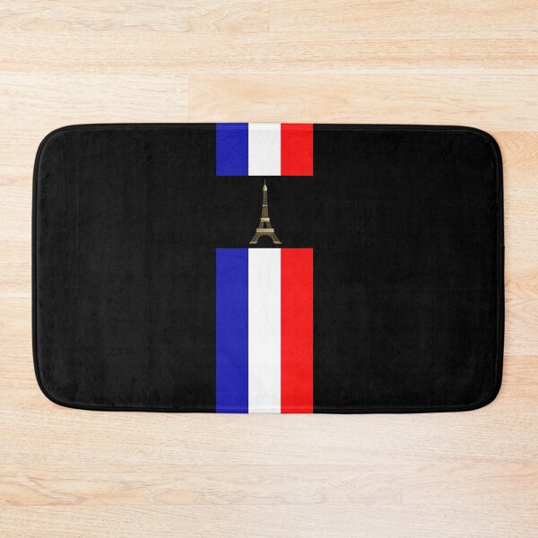 Item preview, French flag motif with Eiffel Tower in classic style, France, Europe designed and sold by KolbaVison.
