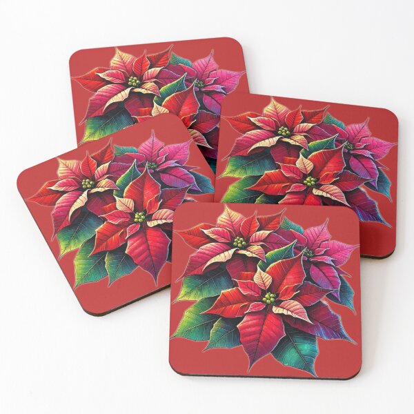 Item preview, Poinsettia flower designed and sold by Wild-way Art.