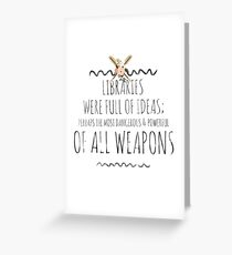 libraries Greeting Card
