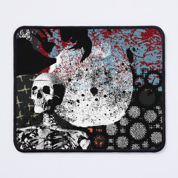 Item preview,  Indie Grunge Mixed Texture Skeleton Collage Design designed and sold by ObskuraCouture.
