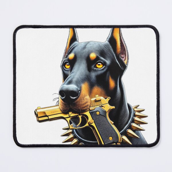 Item preview, Dobermann, arms, stylish gold silver super, colorful designed and sold by Dan9010.