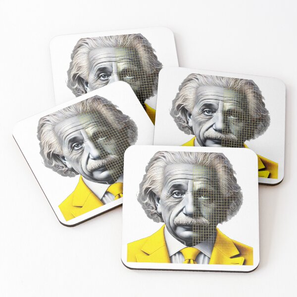 Item preview, Einstein Albert stylish gold silver super, colorful designed and sold by Dan9010.