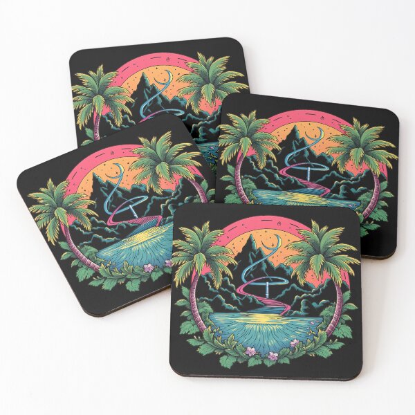 Item preview, Tropical Dreamscape Paradise designed and sold by Linework Studio.