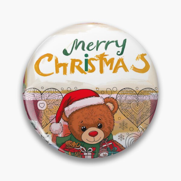 Item preview, Merry Christmas Santa bear designed and sold by RoseAIArtRhythm.
